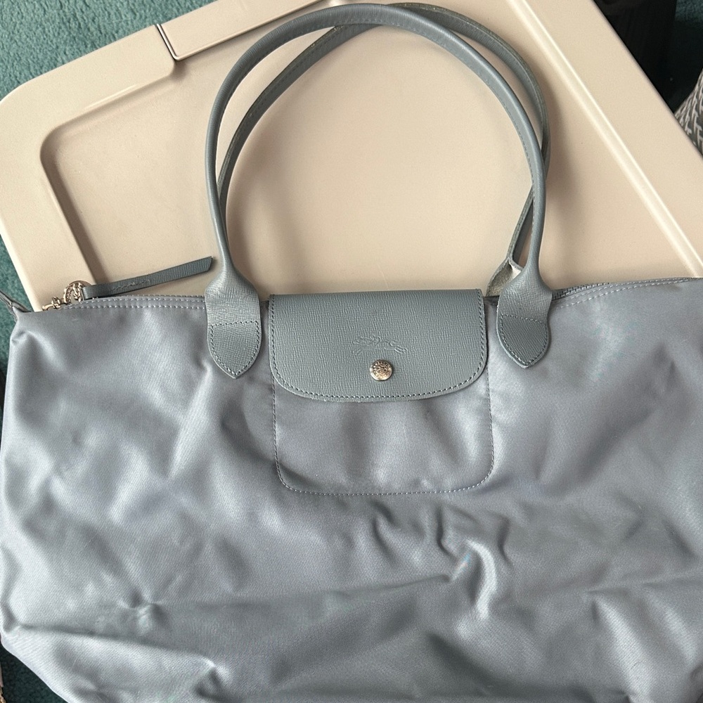 Longchamp Le Pliage Light Blue Women's Tote Bag